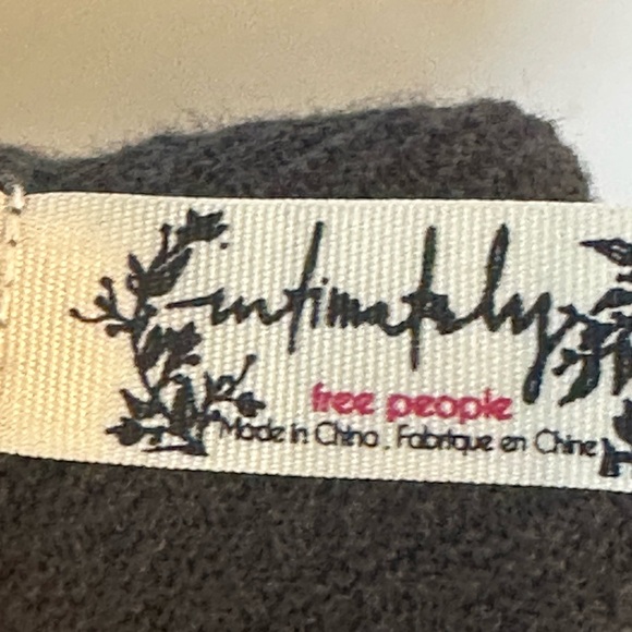 Intimately Free People Texture Oversized Tie  lightweight Cotton Raw Hem Dress,S - Picture 4 of 9